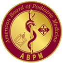 Logo Recognizing Marvel Foot and Ankle Centers's affiliation with American Board Podiatric Medicine